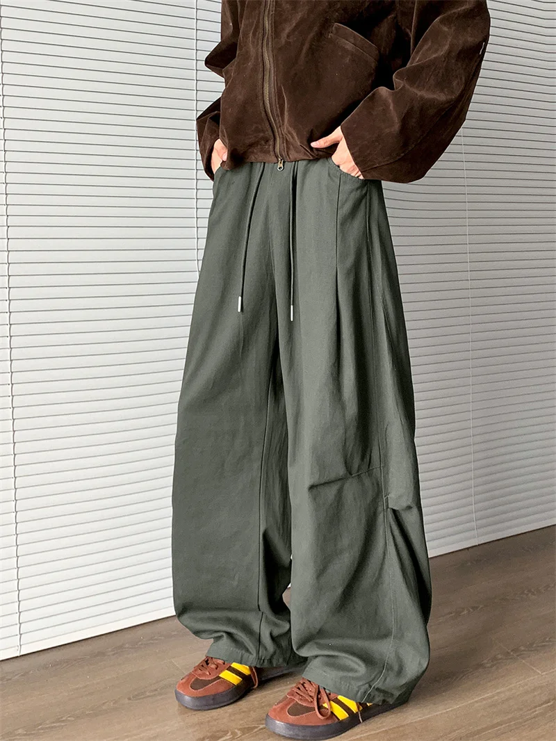 

Мужские рабочие брюки American Retro Knife с прямыми штанинами, модные, в стиле High Street, деконструированные, осенне-зимние, Haome