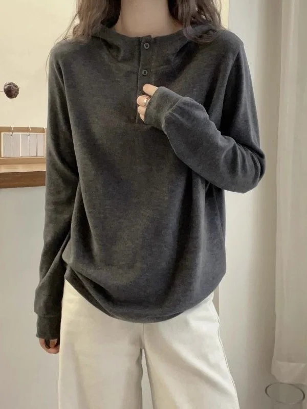 

Retro Double-Sided German Velvet Hooded Knitted Sweater Men's Women's Large Size 300 Pou Autumn Winter New Faion Warm Ca...