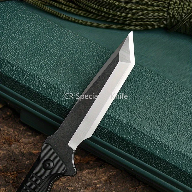 High Quality Combat Fixed Knife 8Cr13Mov Tanto Blade Nylon Glass Fiber Handles Safety Tactical Knife Adventure EDC Multitool