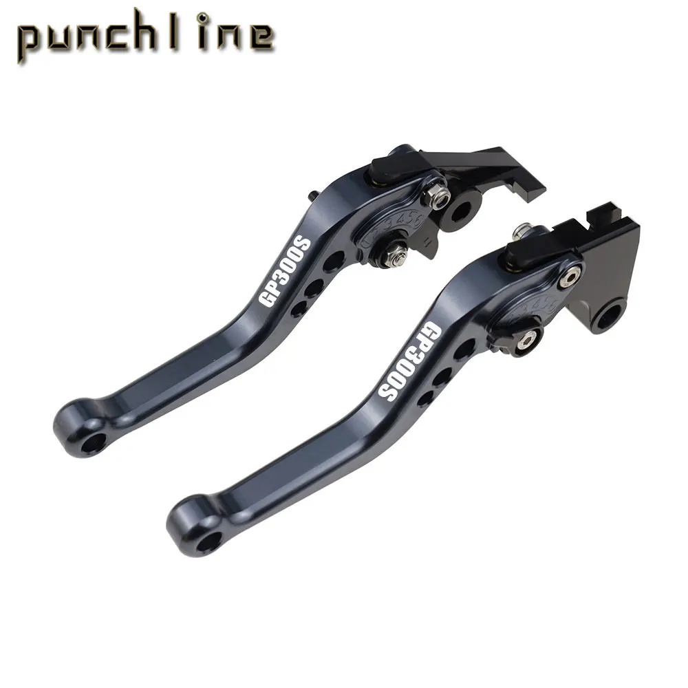 Fit For ROYAL ALLOY GP300S GP300SP Motorcycle CNC Accessories Short Brake Clutch Levers Handle Set