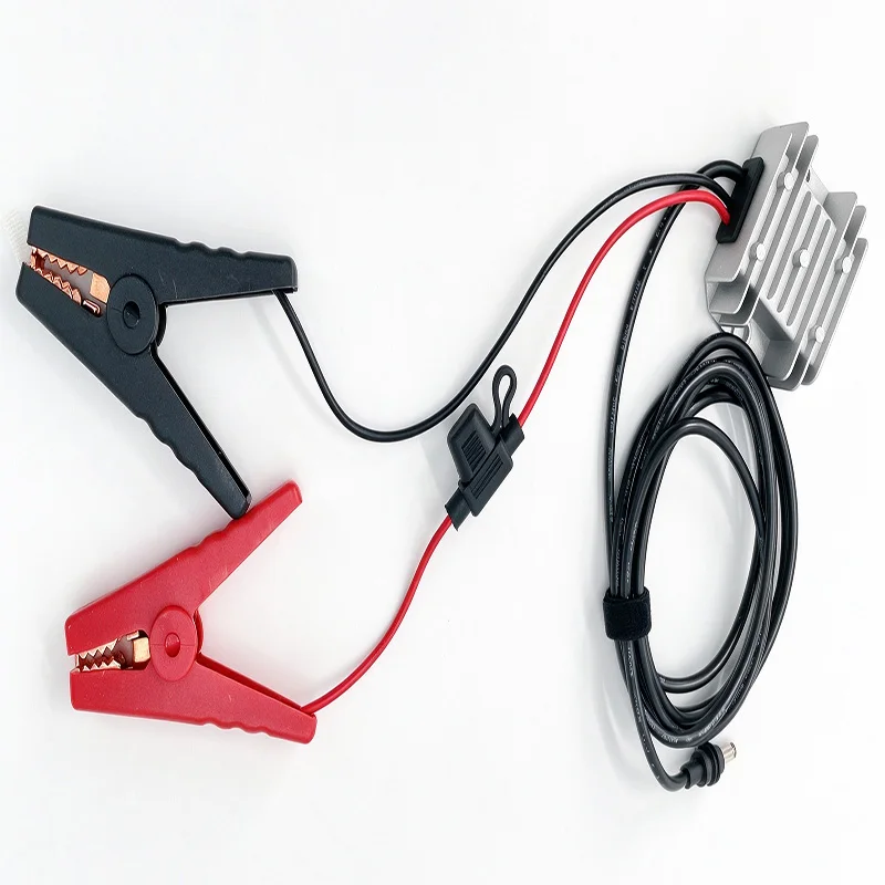 Starlink Mini Power DC Booster with Crocodile Clip and Fuse Waterproof 12-24V to 30V3.5A Power Converter Suitable for Truck RV