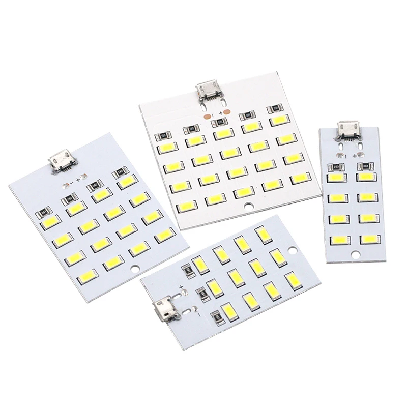 하이 퀄리티 5730 Smd 화이트 Mirco USB 5730 LED 조명 패널, USB 모바일 조명, 비상등 야간 조명, 5V, 430mA ~ 470mA