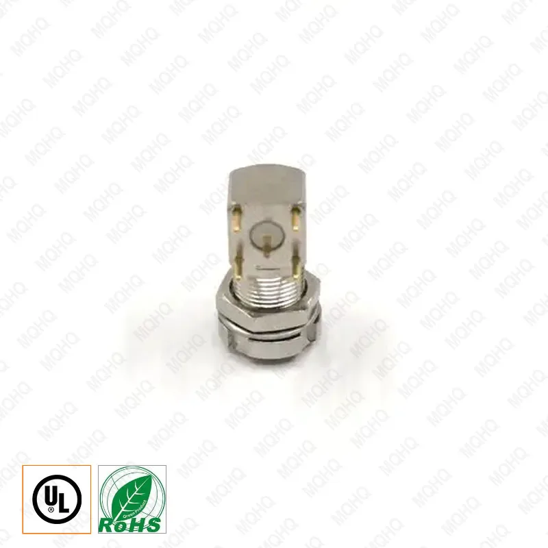 lemos Connectors Compatible EPS.00 250 1 Coax Pin 50 Ohm Receptacle Circular Push Pull Female 00S Coaxial Connector