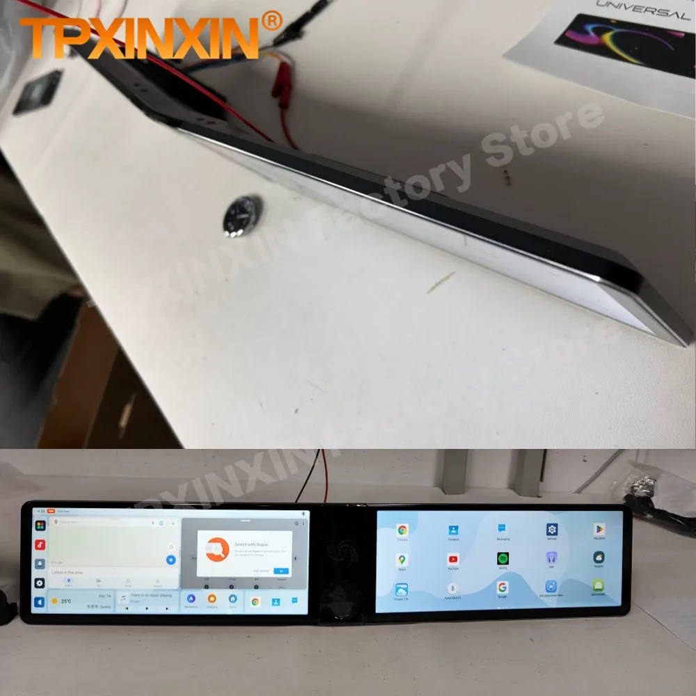 Dual Screen Interaction Android Auto For Ford Focus 2019~2022 Multimedia GPS Navigation Car Radio Stereo Receiver IPS Head Unit