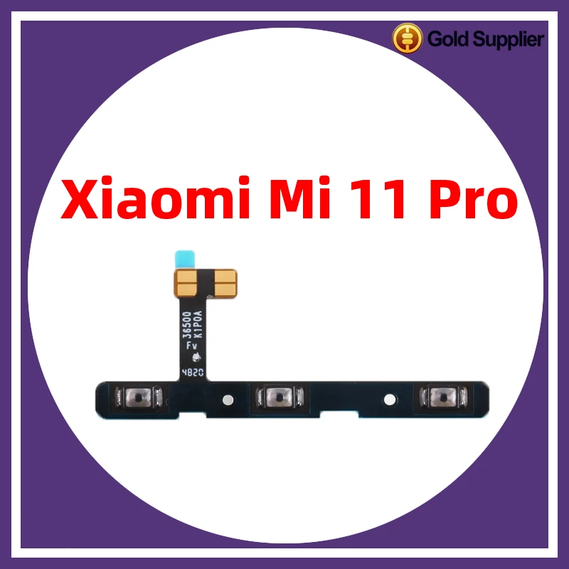 For Xiaomi Mi 11 Pro Power ON OFF Volume Camera Key Button Switch Flex Cable Replacement