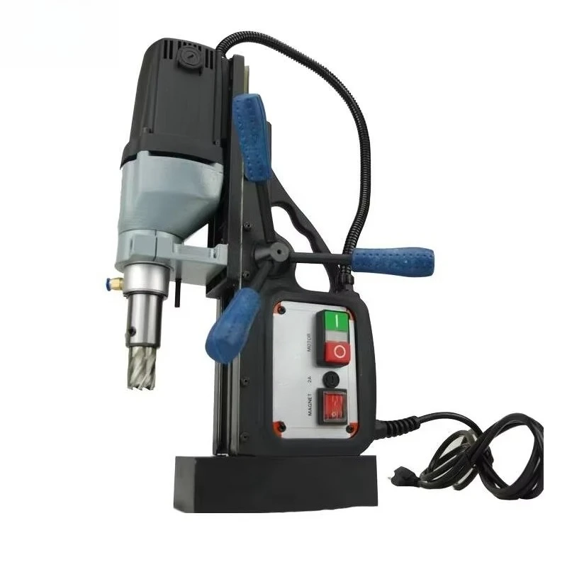 Portable Industrial Magnetic Drill Press Variable Speed Battery-Powered Electric Tool Brushless Motor