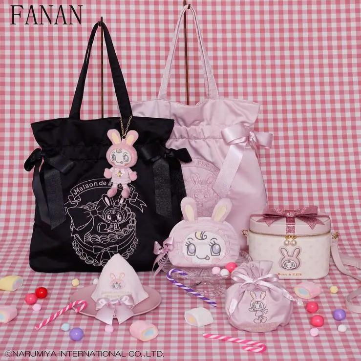 

Sweet Lady Handbag Fashion Women's Shoulder Bags Cute Japanese Style Cosmetic Bag Elegant Casual Handbags for Lady Summer