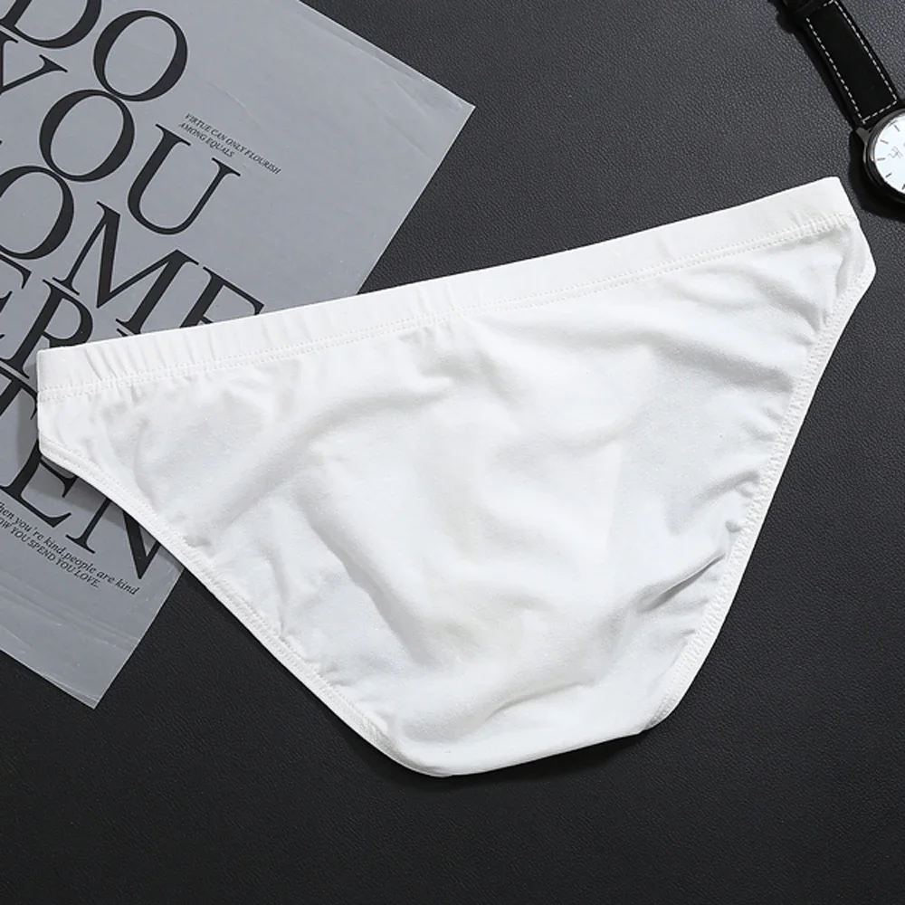 

Men Underpants Sexy Briefs Cotton Breathable Low Rise Color U Casual Convex Mens Low-rise Low-waisted Pouch