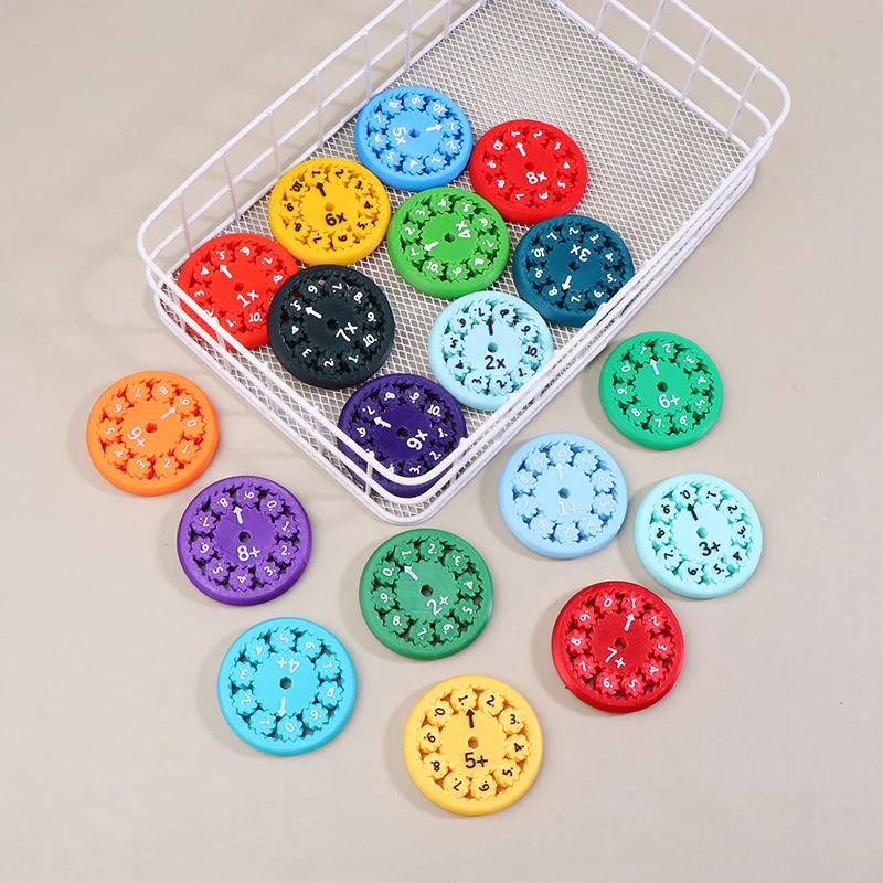 Matemáticas Fidget Spinners escritorio matemáticas yema del dedo adición resta multiplicación División juegos de matemáticas operaciones juegos inteligentes