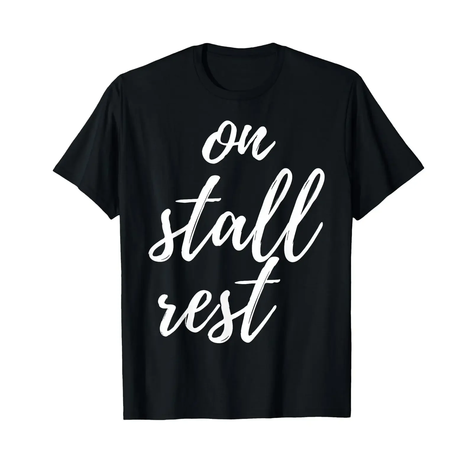 On Stall Rest Funny Horse Riding Equestrian Farm Western T Shirt vintage Washed Stretched homme Casual Comfortable Breathable