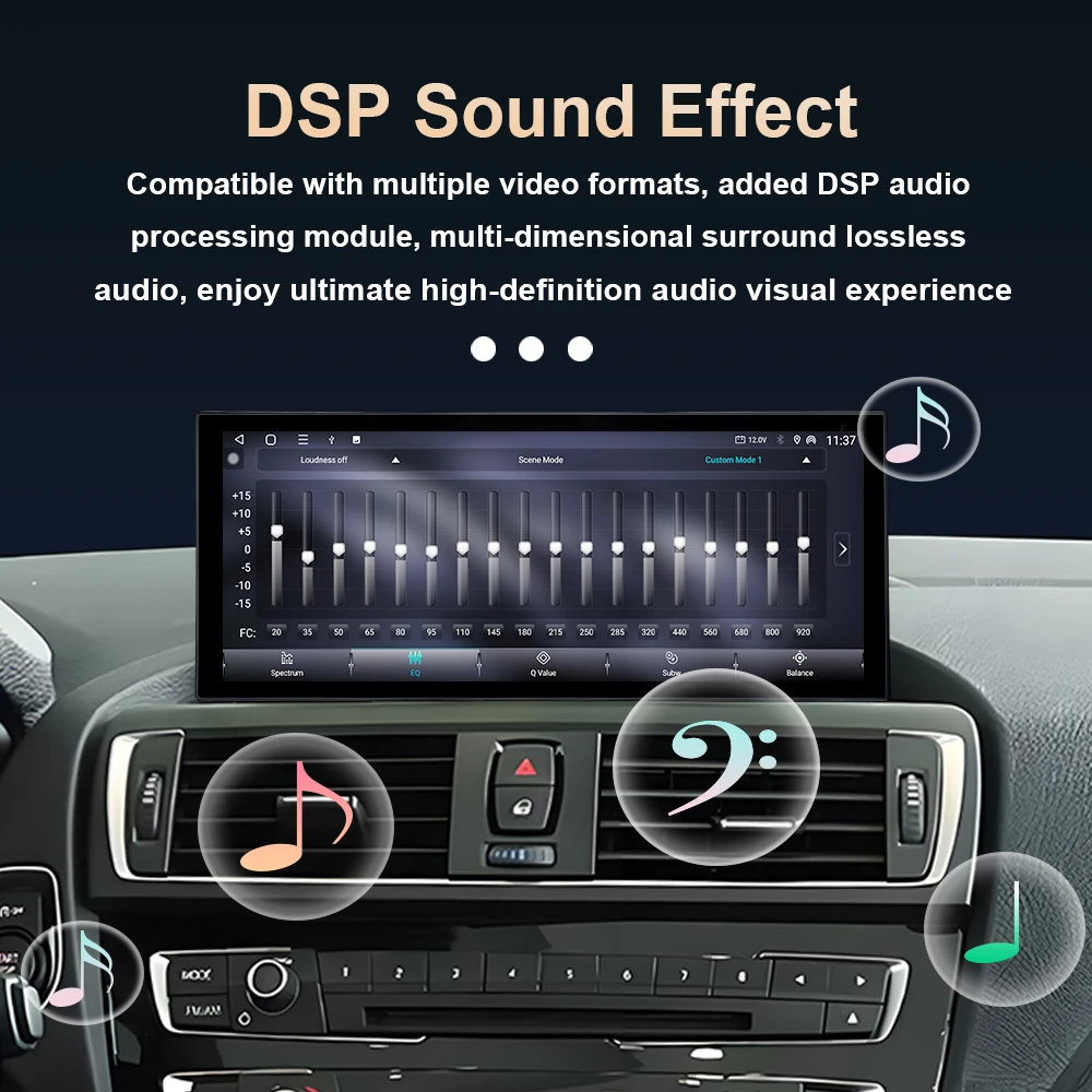 Android 16 for BMW X5 F15 X6 F16 2014 - 2017 NBT System Car Radio Video Multimedia Player Carplay DSP Stereo QLED Screen Wifi