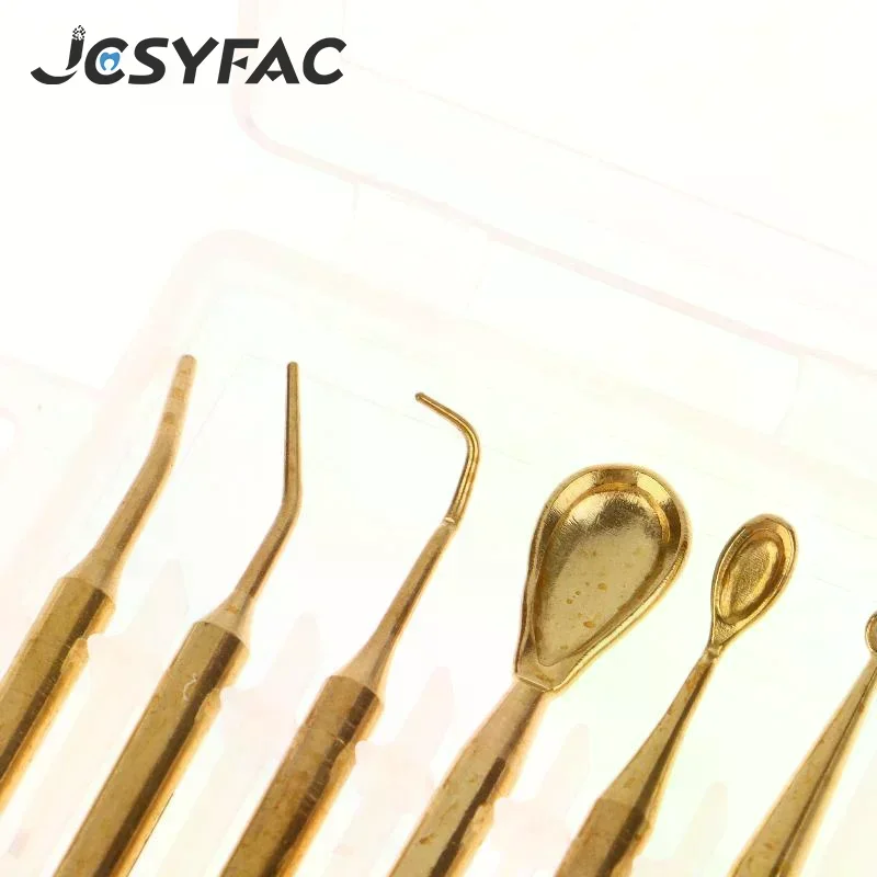 

6 Pcs/Box Dental Electric Waxer Tips Dental Wax Carving Knife Pen Pencil Copper Tips For Lab