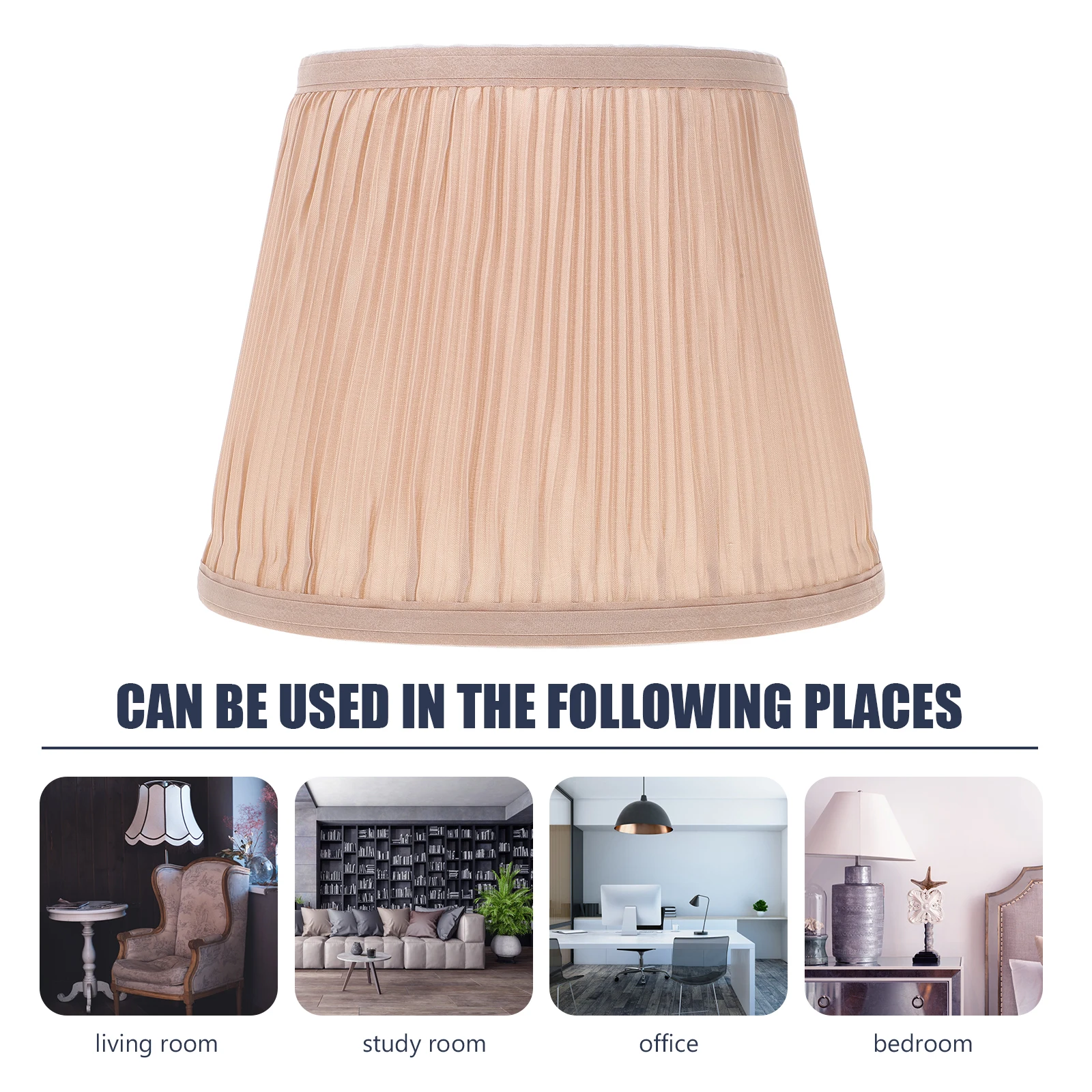 

Fabric Lampshade E27 100% Cotton Bedside Desk Table Light Shades for Home Decor Modern Small Lamps Cover Wall Floor