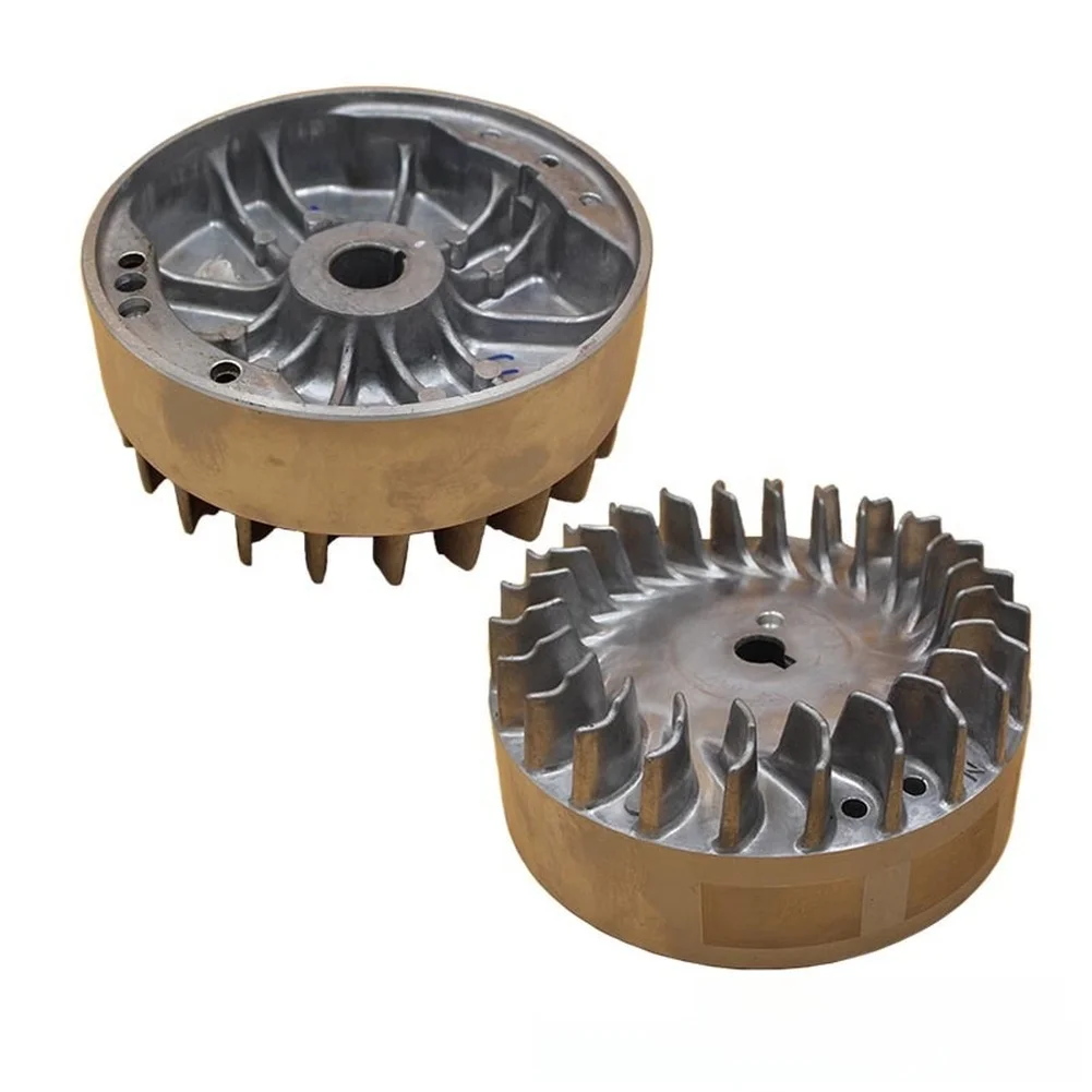 Long Lasting for Lawn Mower Replacement Part GXV160 Flywheel Rotor High-strength Metal Construction for Direct Fit Design