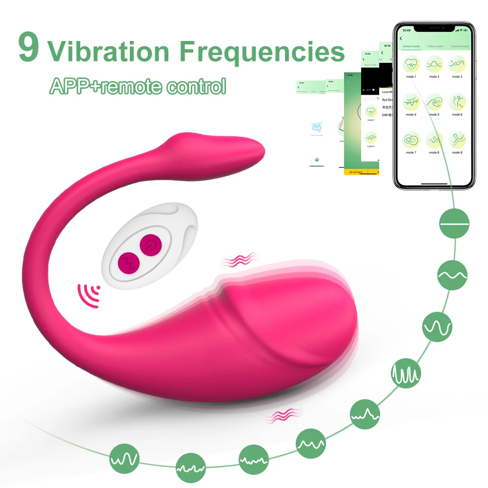 Wireless & APP Remote Egg Vibrator Wearable Bluetooth Kegel Vaginal Ball Clitoris G Spot Anal Dildo Vibrators Sex Toys For Women