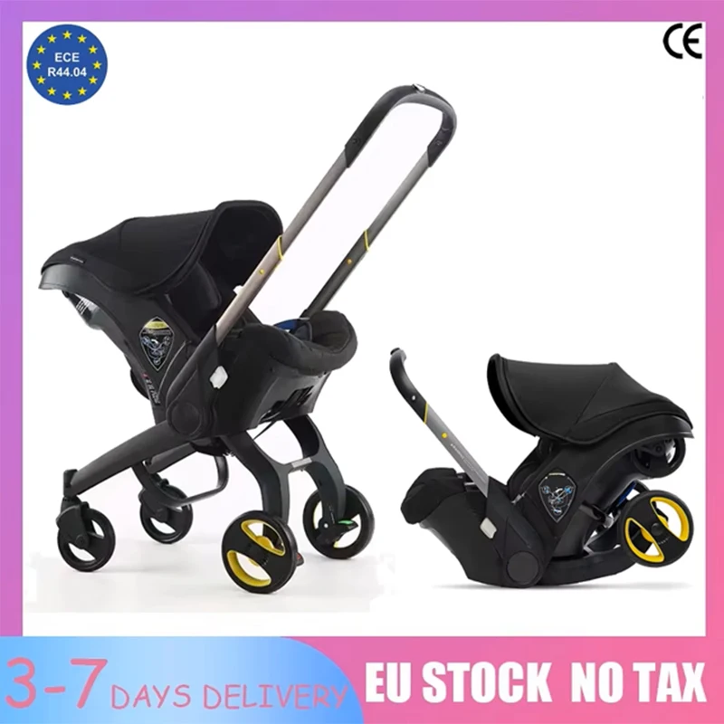 

Compact 2-in-1 Baby Stroller with Car Seat Lightweight Buggy Foldable Portable Pram New Model Travel Carriage Bestselling