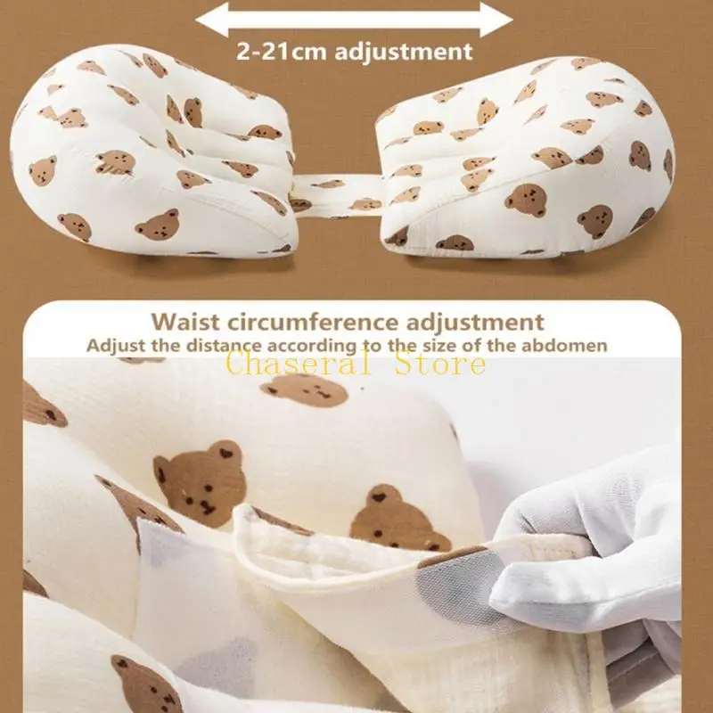 E7CE menghibur kehamilan Bantal Pinggang Beruang Dukungan Lumbar Bantal Bersalin untuk Tidur nyenyak selama bersalin