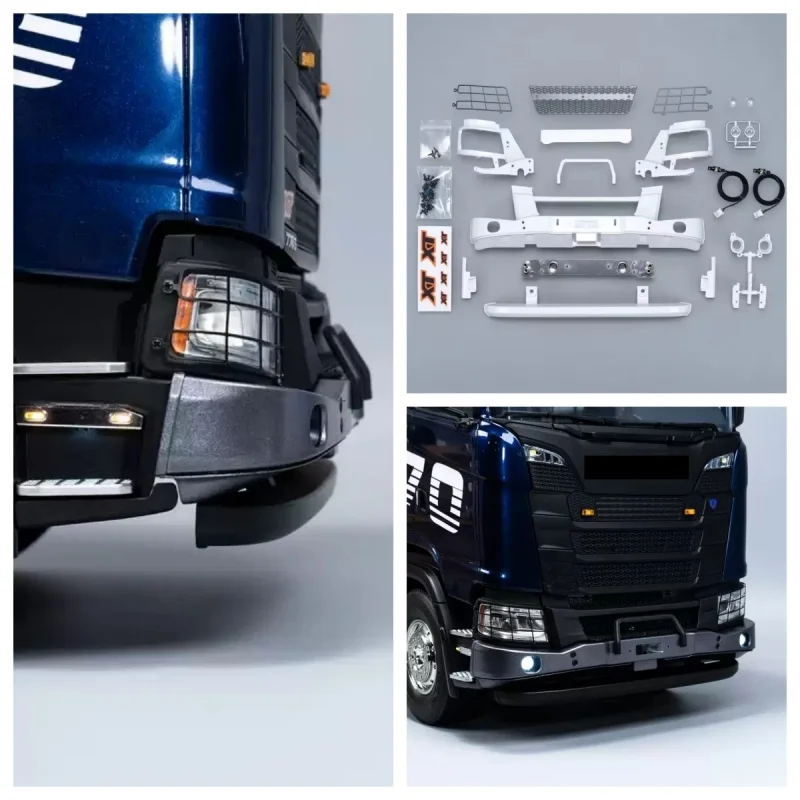 

1:14 RC Truck 770S XT Lower Bumper Parts For Tamiya 1/14 RC Tractor Truck Suitable For SCANIA 770S 4x2 6x4 8x4 Accessories