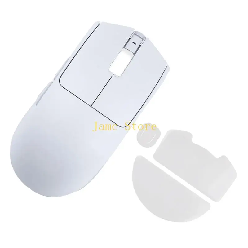 LX0B Ergonomic Mouse Top Shell Cover Replacement And Smooth Glides Feet For Game Mosue Upgrades Mouse Experience