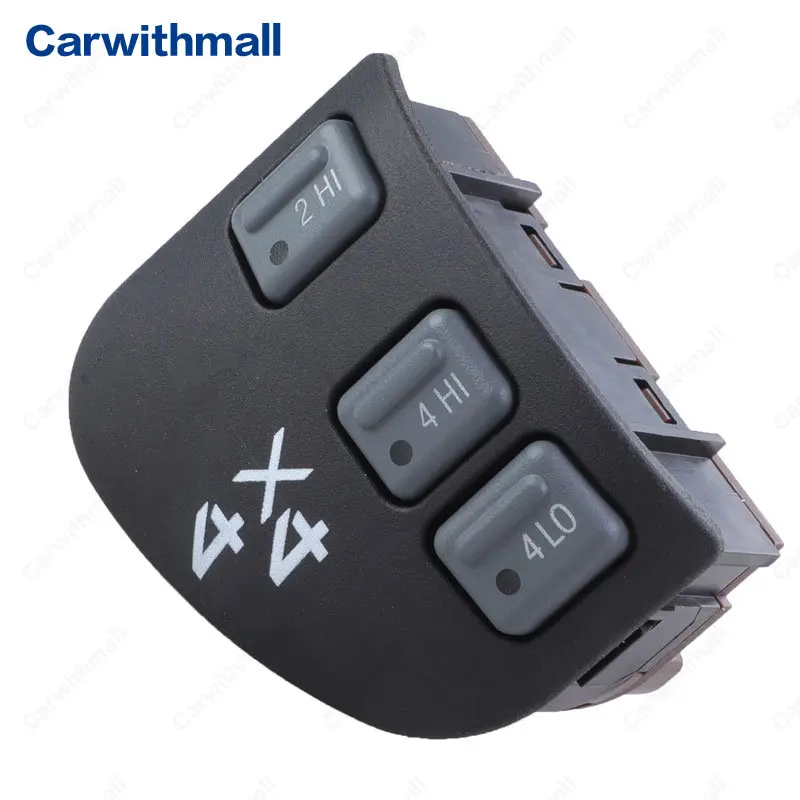 New 4X4 4WD Transfer Case Switch Button For 1998-2005 Chevy S10 Blazer GMC Sonoma Jimmy 15037124 SW2171 901-061