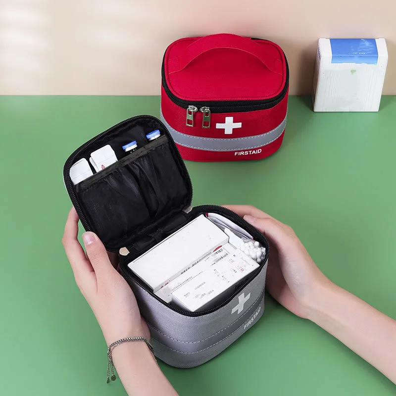 Home Large Medium Small First  Aid Kit Portable Medicine Prevention Kit Travel Outdoor Handheld Emergency Medicine Storage Bag