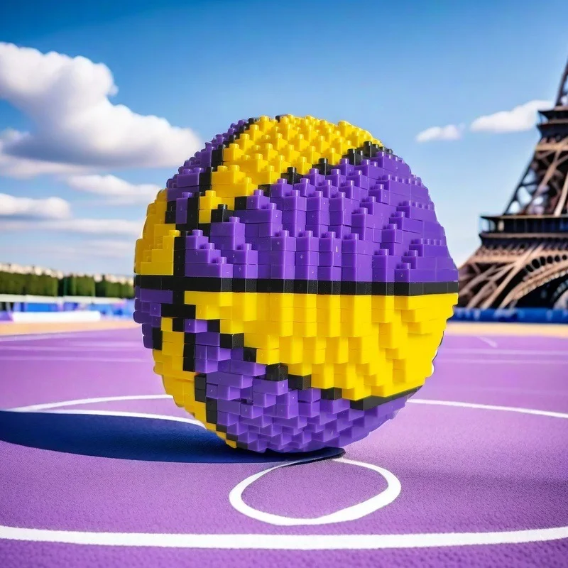 

Детский креативный набор спортивных строительных блоков - сборка футбола и баскетбола, коллекция мебели для взрослых, подарочные аксессуары