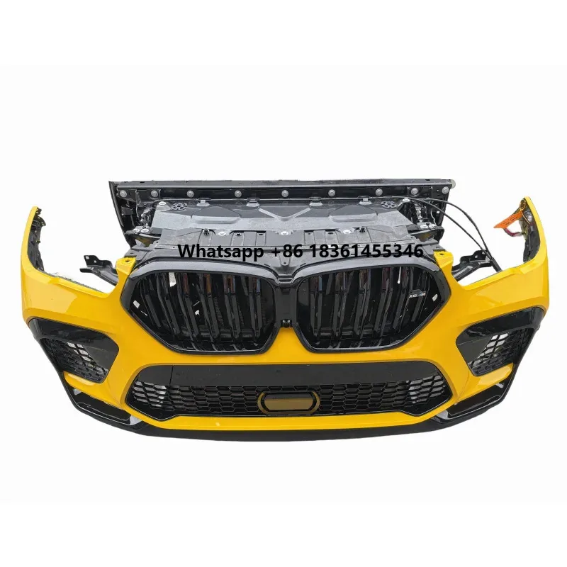 

For X6 M F96 (2019-2023) Original Front Bumper Body Kit with Radiator & Electronic Fan Plastic