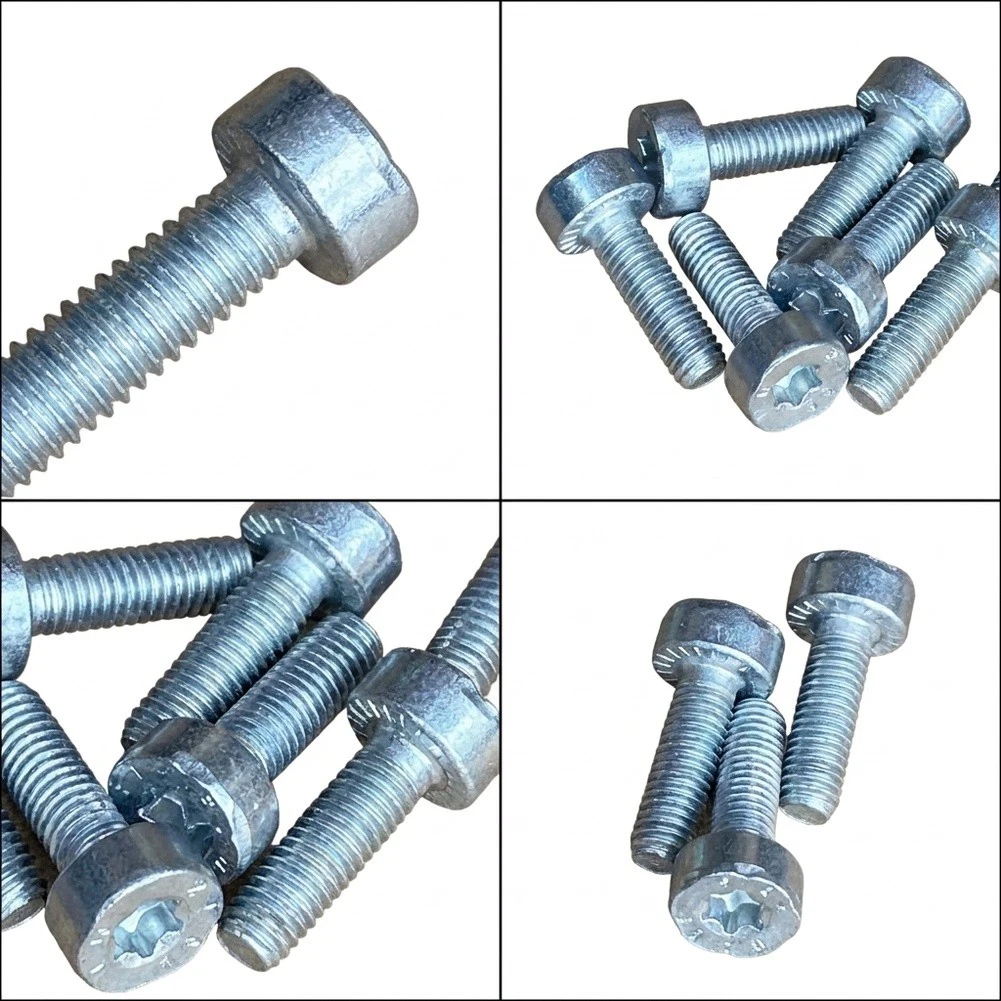 /10pcs /Silver /Metal Fastening Screw Bolt Mounting Part 9022 341 0980 For For TS800 HS45 Chainsaw Replacement Accessories