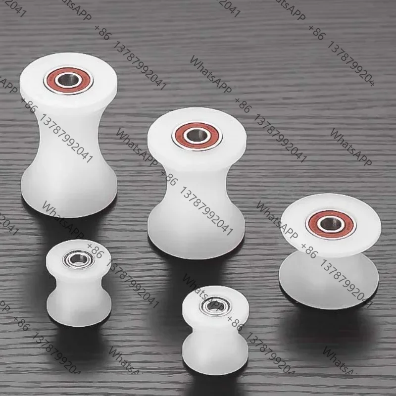Wear-Resistant U-Groove Nylon Bearing Guide Roller for Machinery Sliding Doors Windows
