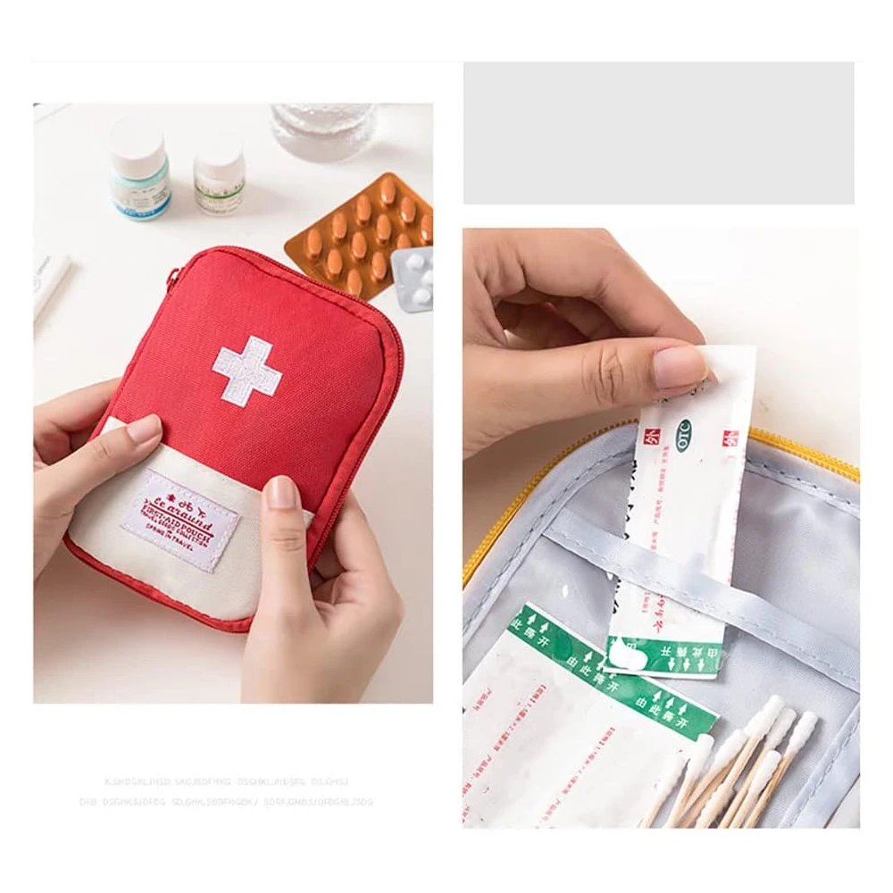 Portable Medicine Bag Cute Organizer Outdoor Household Medicine Pill Storage Bag Travel First Aid Kit Medical Emergency Kits