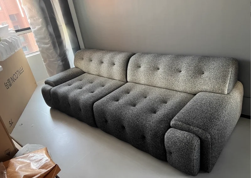 ur- 2026 New Arrival Extendable Modern Smart Electric Recliner Sofa Bed Fabric Living Room Furniture Set Remote Control-