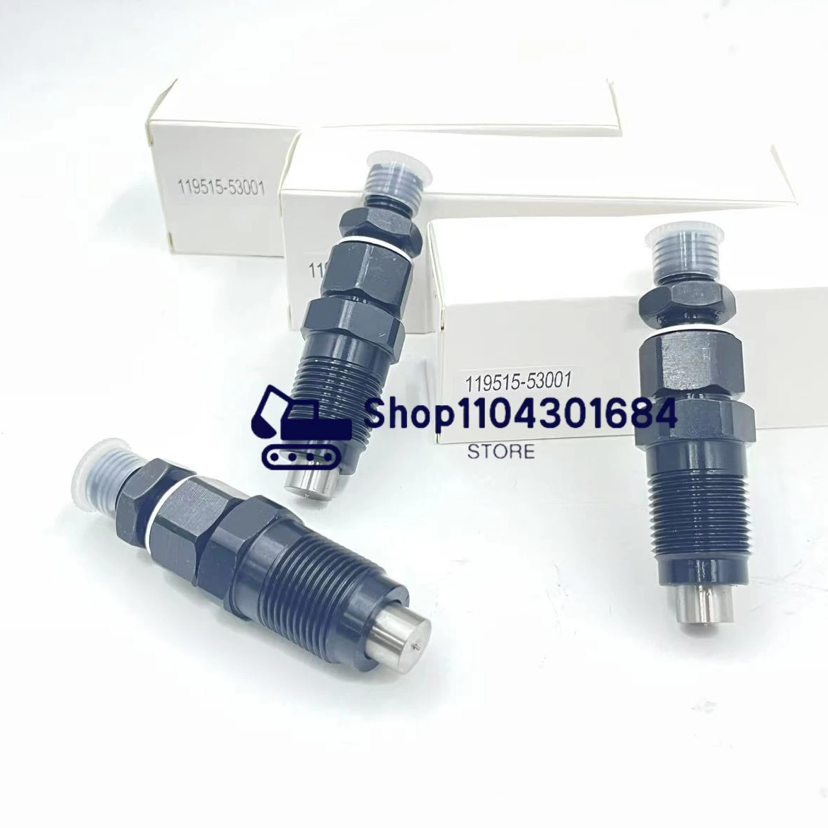 

119515-53001 11951553001 3pcs Fuel Injectors Replacement Parts for Yanmar 3TNV70 3TNV88 3YM30 Engine for John Deere Tractor