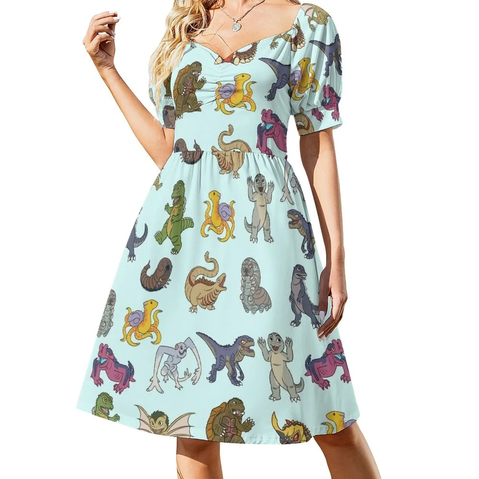 

Kaiju Babies Short-Sleeved Dress women's clothing trend 2025 summer dress women 2025