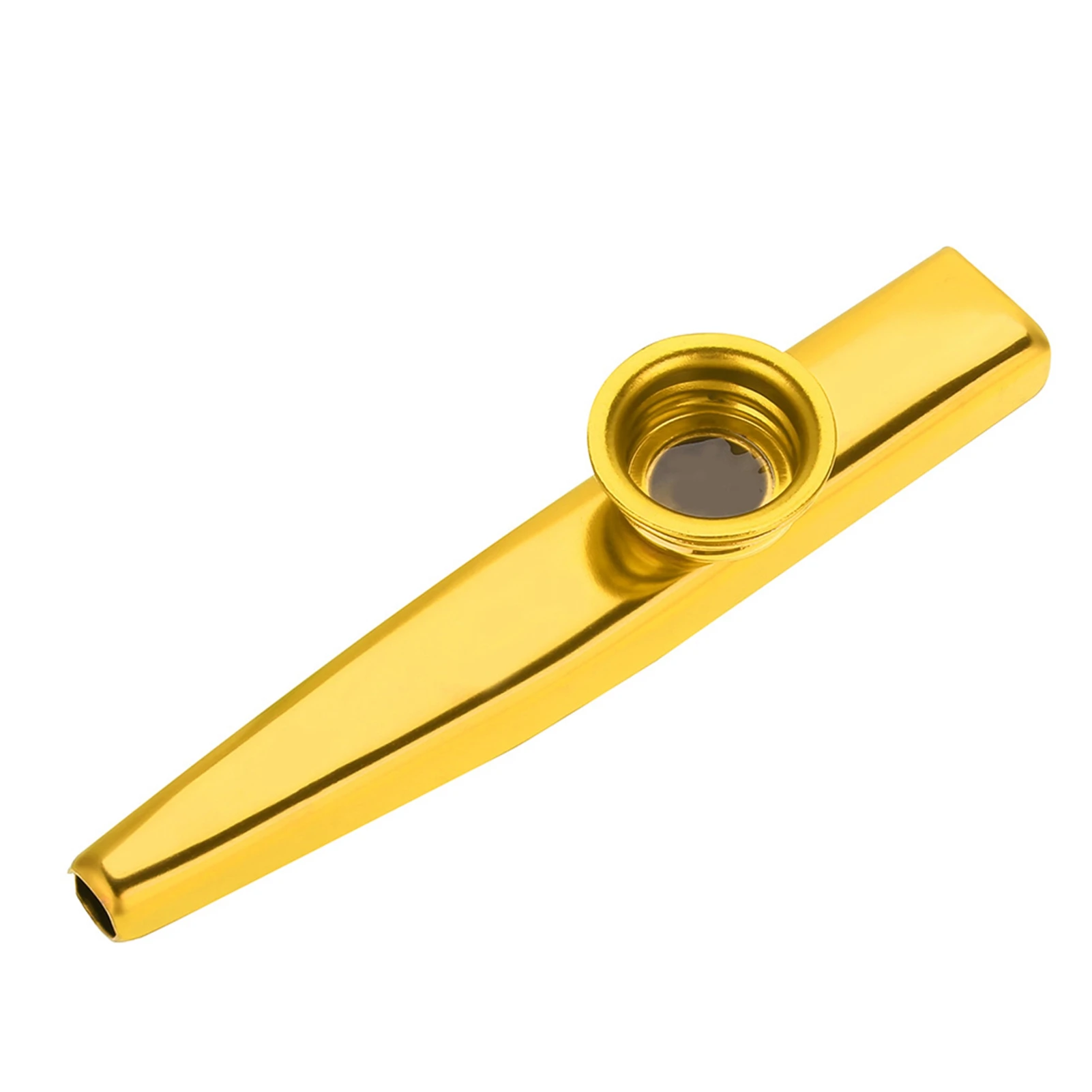 Metalen Kazoo-fluit voor kinderen, draagbaar muzikaal Kazoo-instrument voor kinderen, lichtgewicht mondmuziekaccessoire voor beginnersmuziek