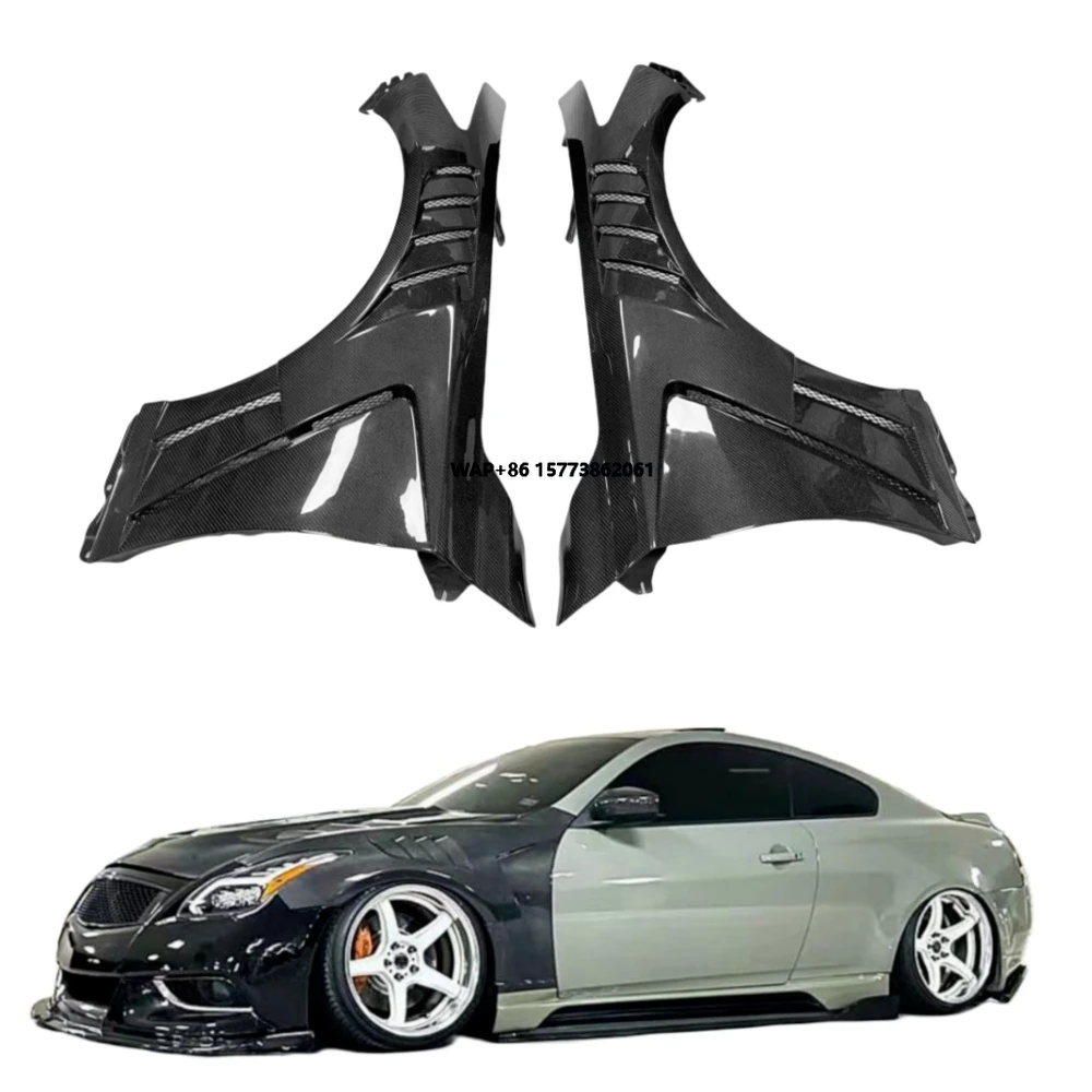 

Retrofit Upgraded Carbon Fiber Fenders for Infiniti G37 Double Door Porous Ventilated Carbon Fiber Fenders