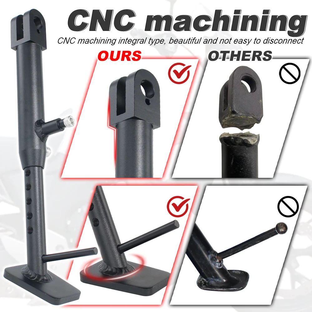 Motorcycle Adjustable Foot Side Stand Kickstand CB500X CB500F CBR500R CBR400R CB500FA CBR500RA CB500XA 2013-2020 2021 For HONDA