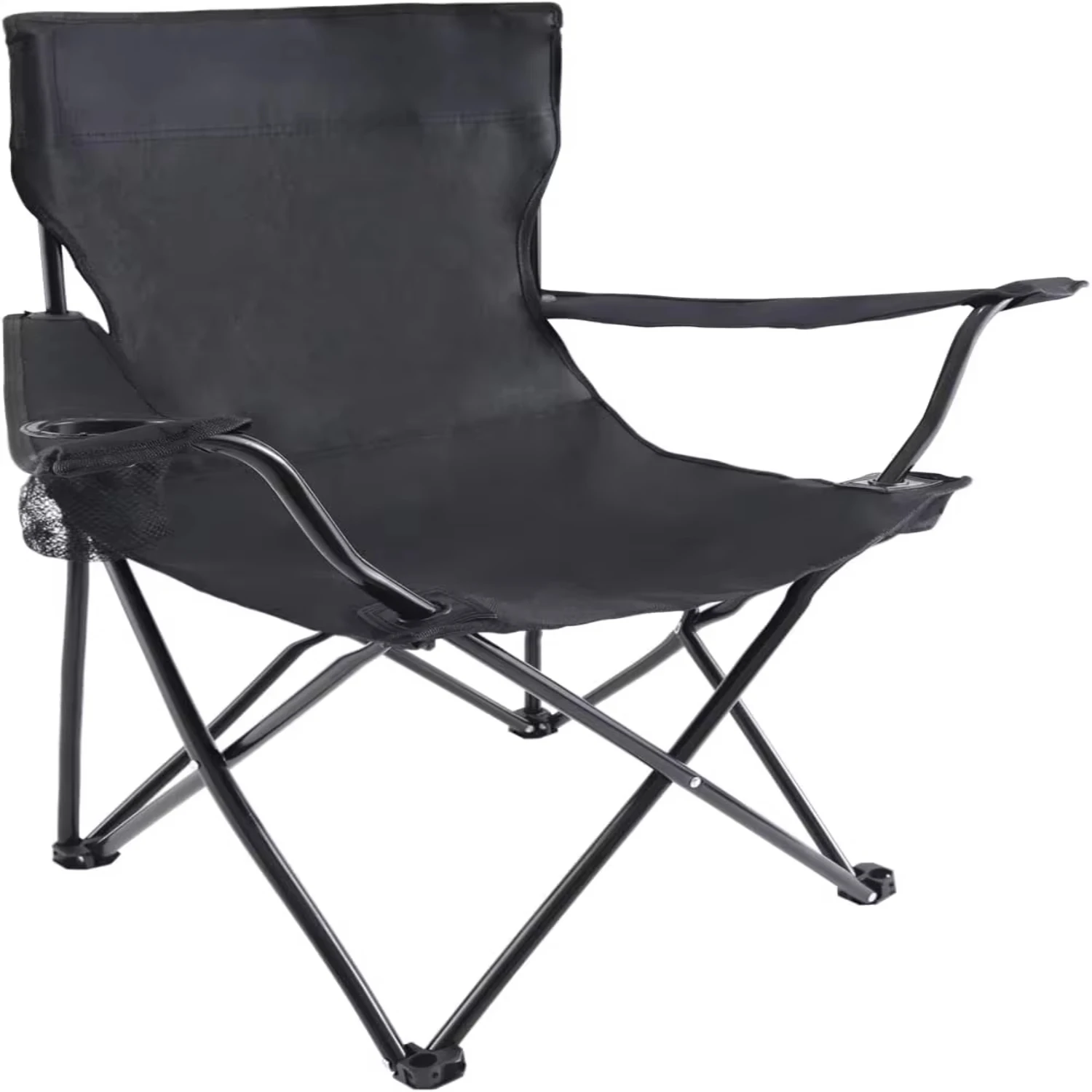 

Portable Folding Grey Camping Chair, 1-Pack