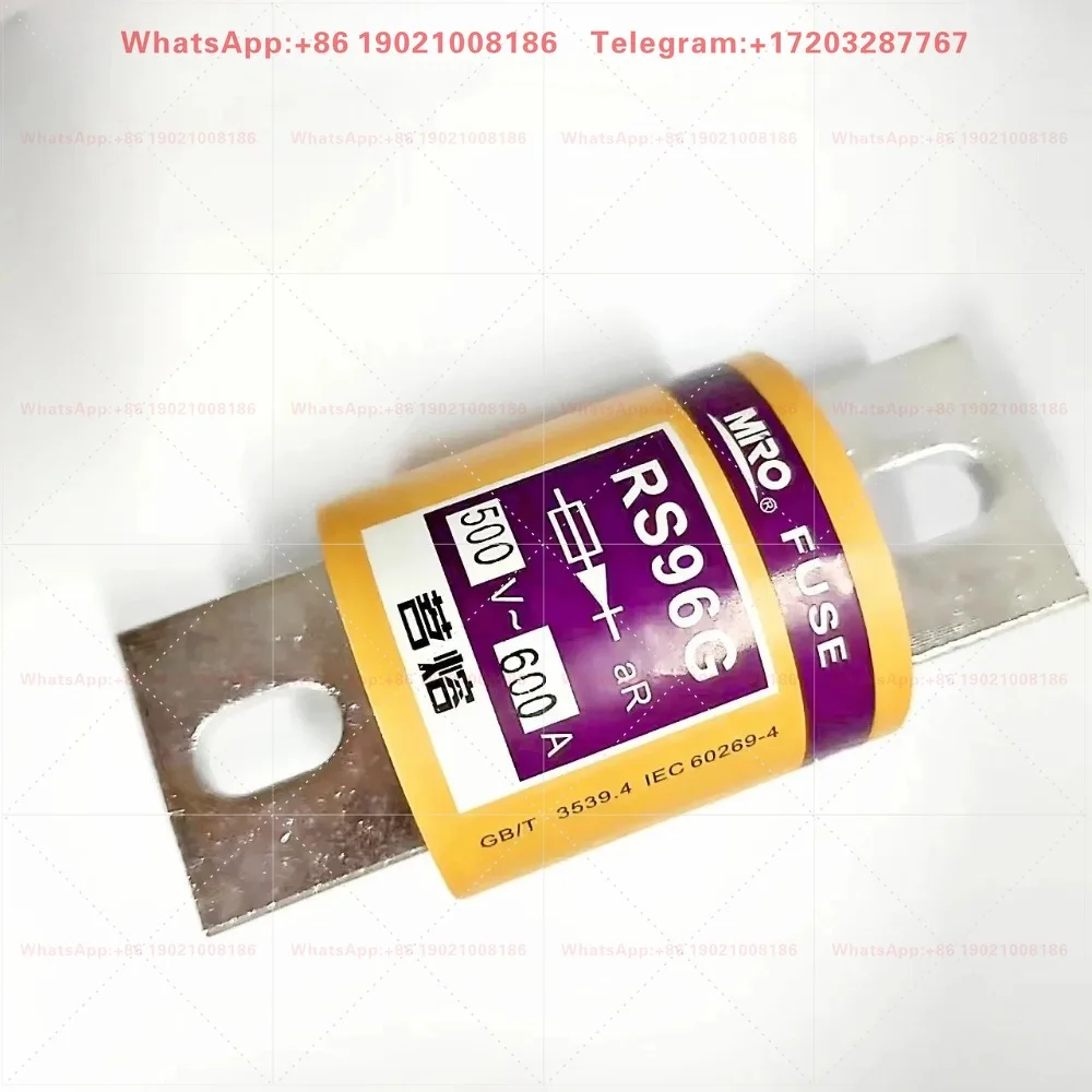 Ming Rong RS96G 500V 400A 450A 500A 600A Round Tube Bolt Fast Fuse