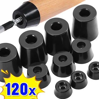 Tampons anti-brûlure en caoutchouc pour pieds de chaise, rond, meubles, joint, rondelle, protecteur, planche à découper, pare-chocs, amortisseur, outils de quincaillerie, 120 pièces, 8 pièces