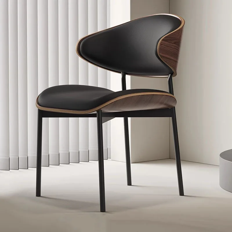 Sala de estar minimalista cadeiras jantar retro ergonômico lazer escritório cadeiras jantar acento luxo móveis para casa sillas lscy