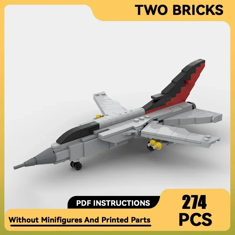 

Military Fighter Model Moc Building Bricks 1:72 Panavia Tornado ADV F.3 Technology Blocks Gifts Christmas Toys DIY Sets Assembly