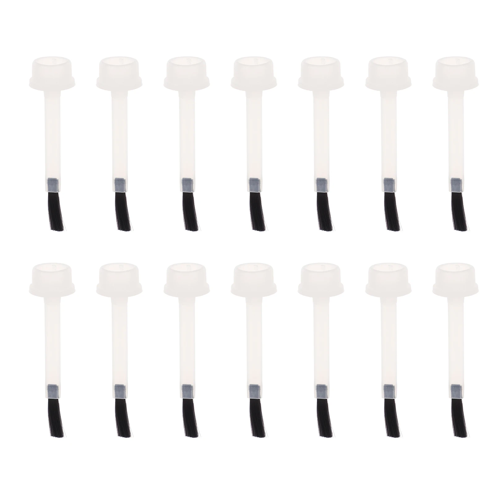 

20pcs Nail Brushes 11MM Black Replacement Heads for Gel Polish Supplies Manicure Tools DIY Creating Designs