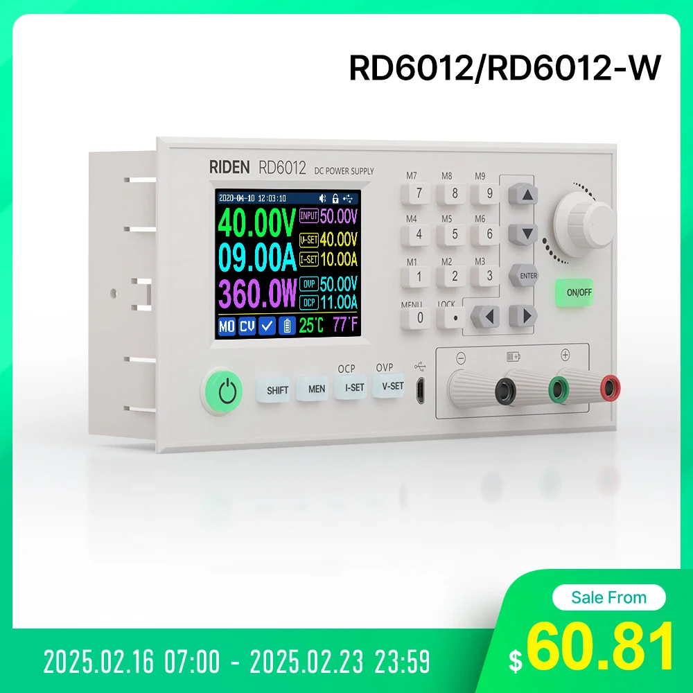 RD RU RIDEN RD6012 RD6012W 60V 12A DC DC Step down Voltage Model