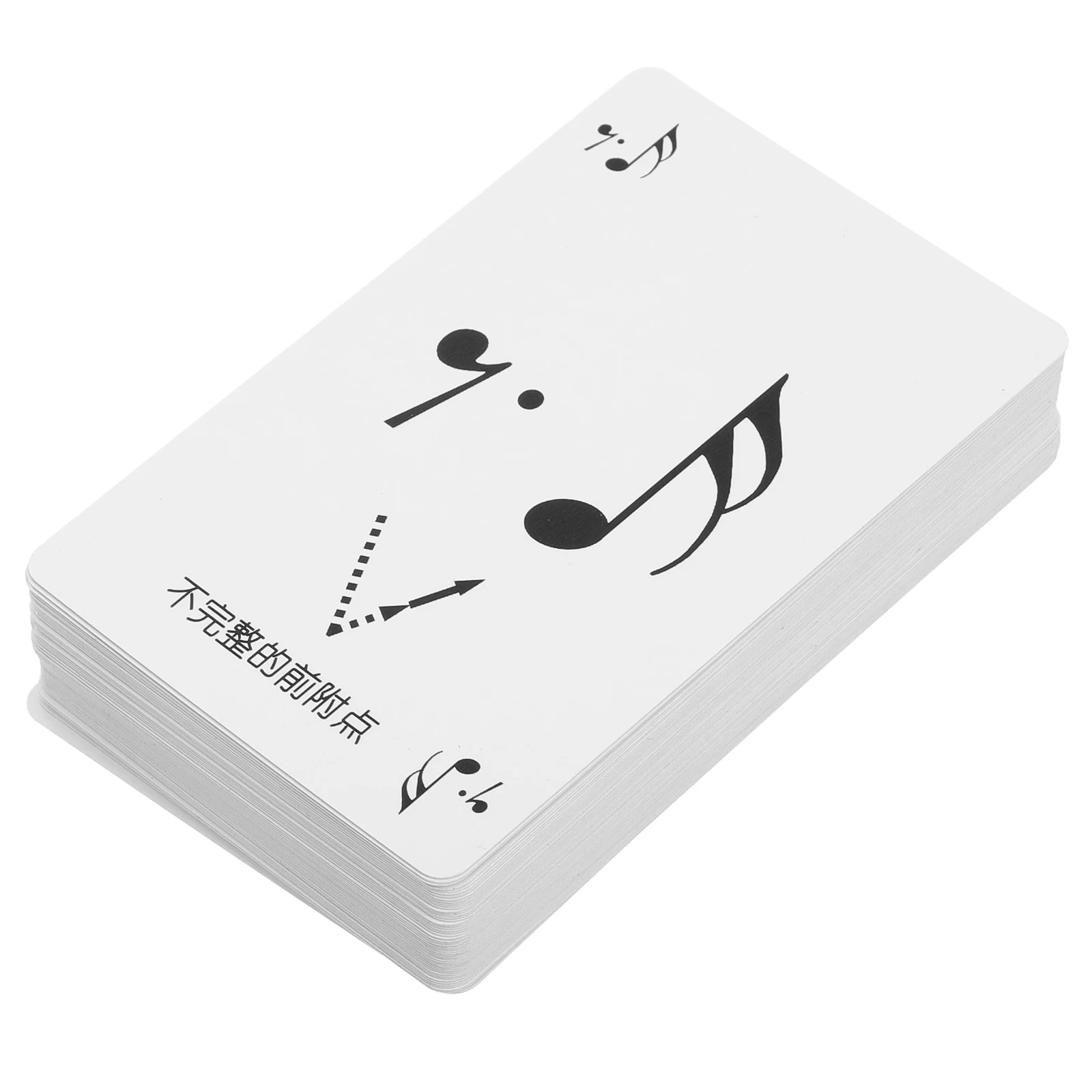 

1 Box Music Rhythm Practice Cards Multi-Functional Sturdy Note Training Flashcards For Music Education Rhythm Learning Game Kids
