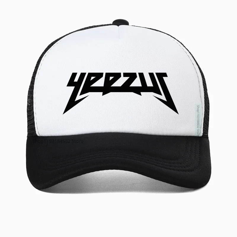 

Fashion Unisex Cotton Kanye Baseball Cap Adult Adjustable Dad Hat for Men Women Hip Hop Mesh Breathable Trucker hats Casquette