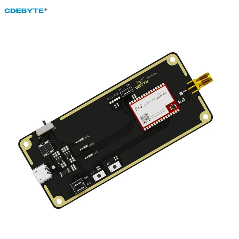 LoRa Mesh Wireless Module Test Board CDEBYTE E52-400NW22S-TB 433MHz 22dBm  USB Interface Pre-Welded E52-400NW22S Self-routing