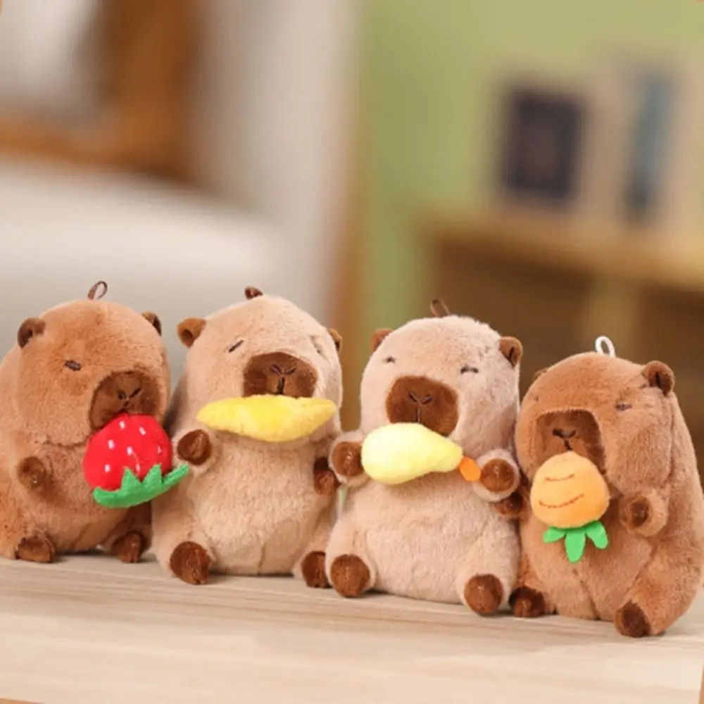 Wagging Tail Capybara Tail Wagging Keychain Animal Toy Capybara Wag Its Tail Toy Plush Doll Fashion Kawaii