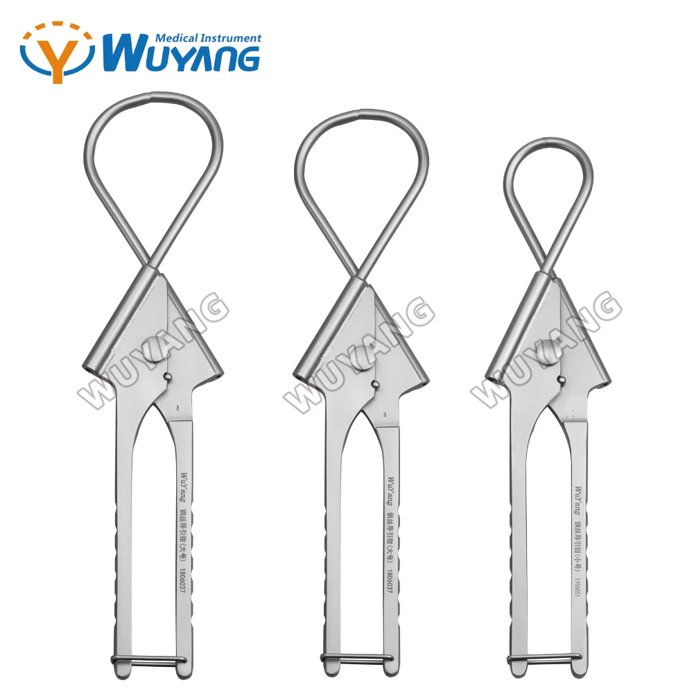 WUYANG Orthopedic Instrument Wire Guide Forceps Medical Steel Cerclage Guide Device Wire Cerclage Forceps Bone Passers
