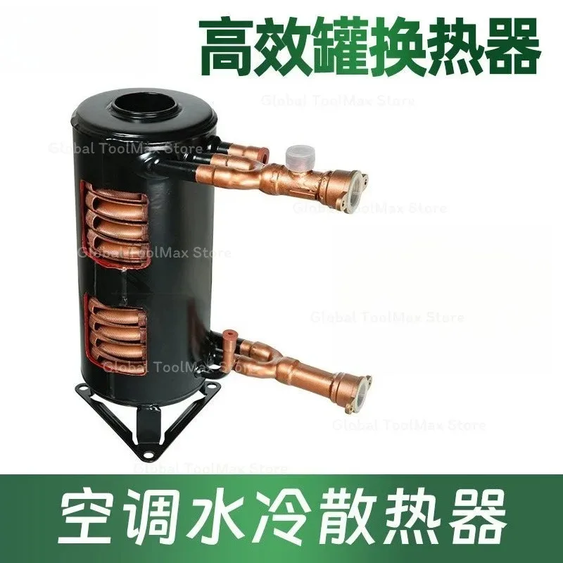 Shell and Tube Heat Exchanger High Efficiency, Water Cooled AC Heat Exchanger for Heat Pump Water Heater
