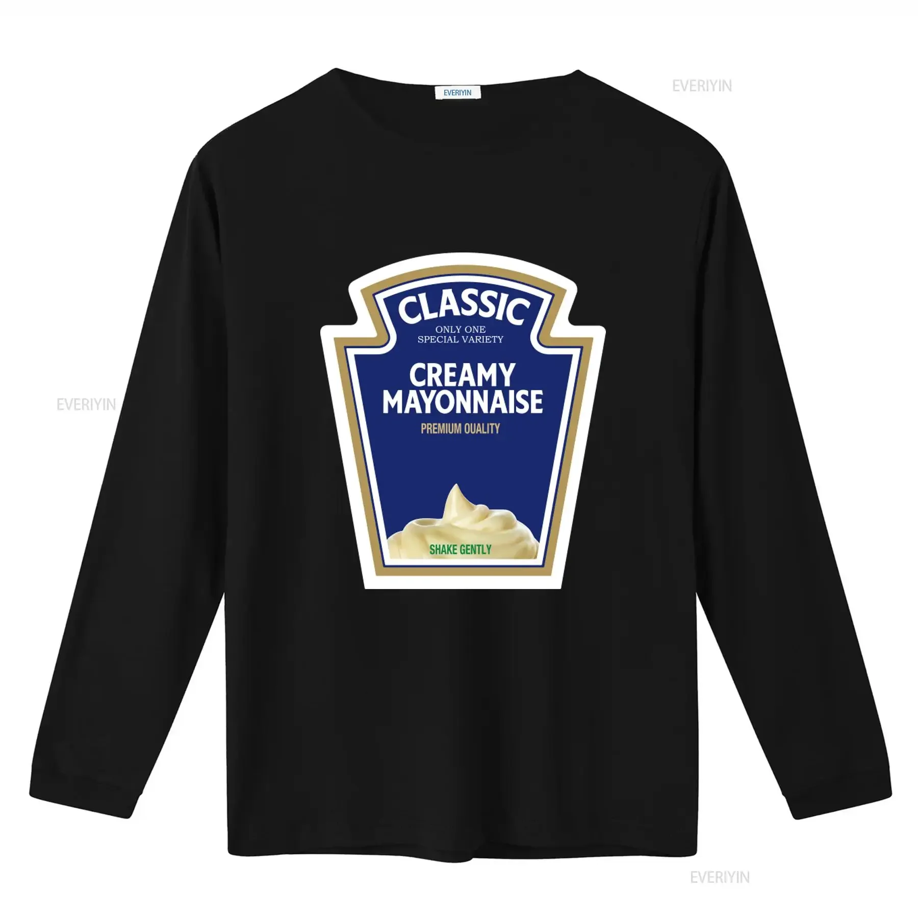 Classic Creamy Mayonnaise Premium Quality Funny Women's T Shirt Shake Gently Design vintage Washed designer clothes Soft